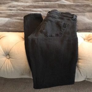 Express Black-Gray Skinny Jean